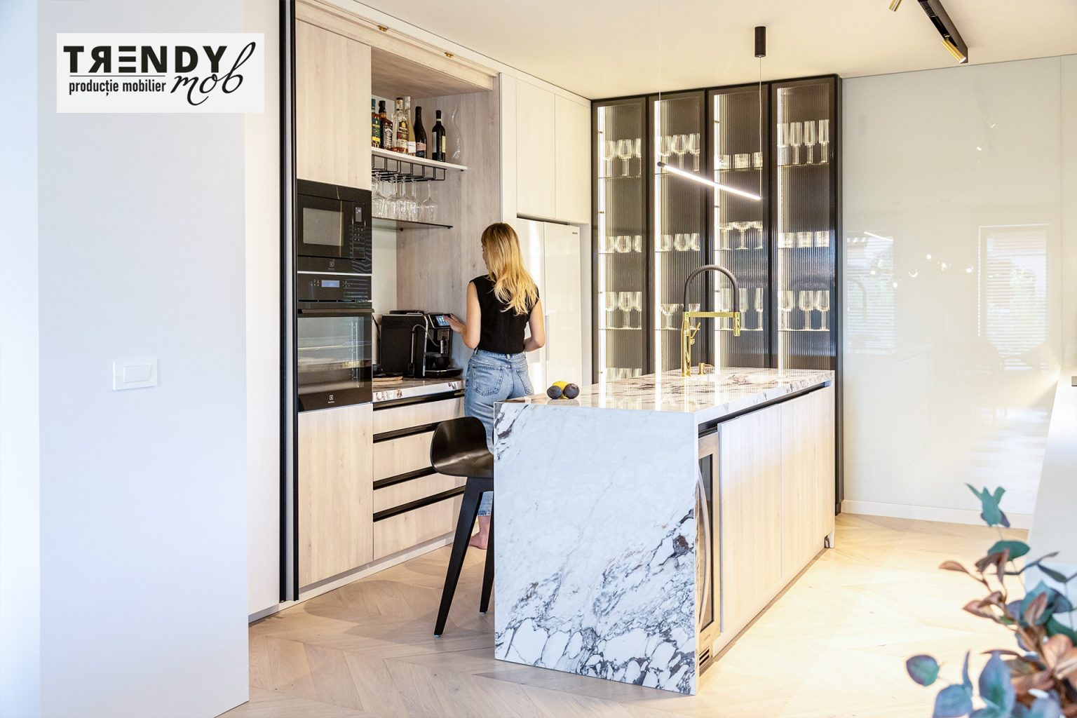 Kitchen, Grigorescu residential project