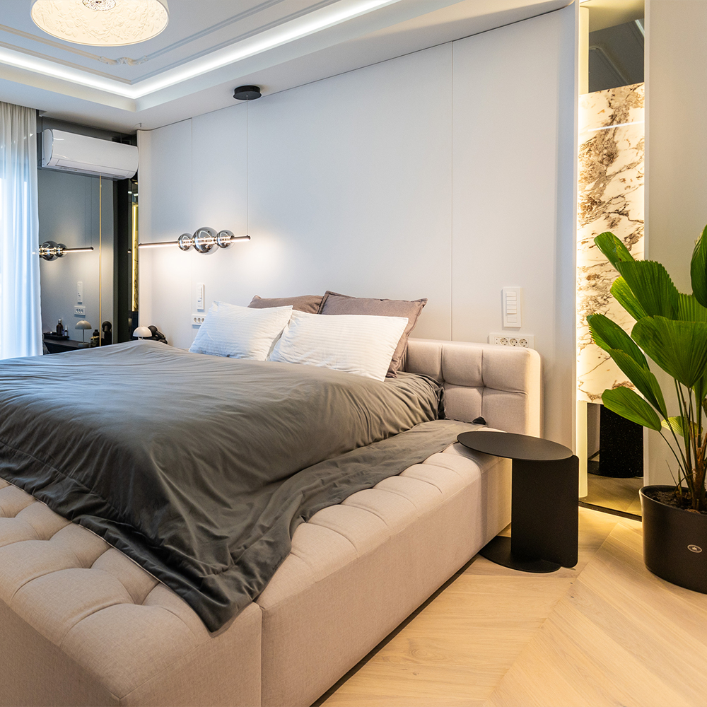 Bedroom, Grigorescu residential project